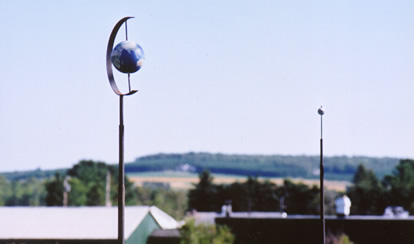Earth and Moon by Larry Ayotte